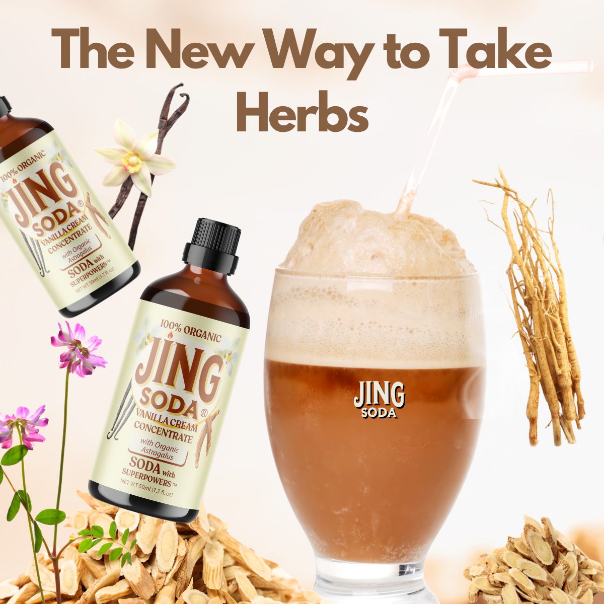 Jing Soda® Vanilla Cream